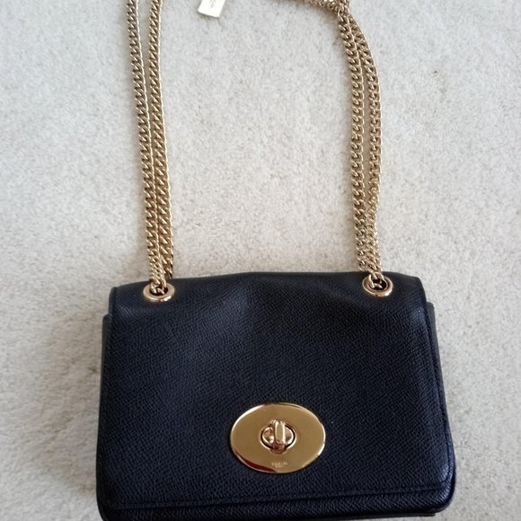 Coach | Bags | Coach Crossbody Black Double Heavy Chains | Poshmark